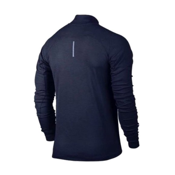 Nike Men's Aeroreact Half-Zip Long Sleeve Training Jacket Blue Large MSRP $130 - Picture 2 of 9